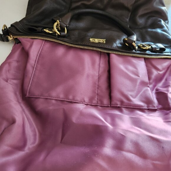 Euc Coach Madison Brown Leather Shoulder Bag Purse - Picture 14 of 15